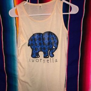One yellow Ivory Ella tank top &One white tank top